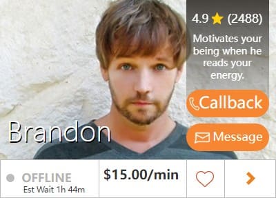 california psychics - top psychic reader - brandon