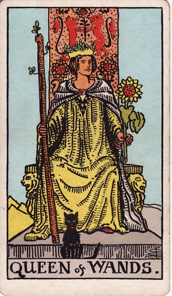 queen of wands - tarot cards